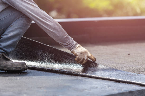 Professional Waterproofing technician working in Elma, NY